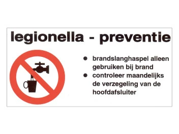 Pictogram Legionellapreventie