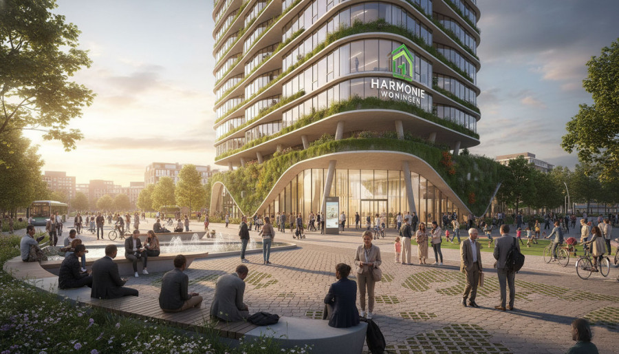 Impressie van woningcorporatie