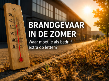 Brandgevaar in de zomer