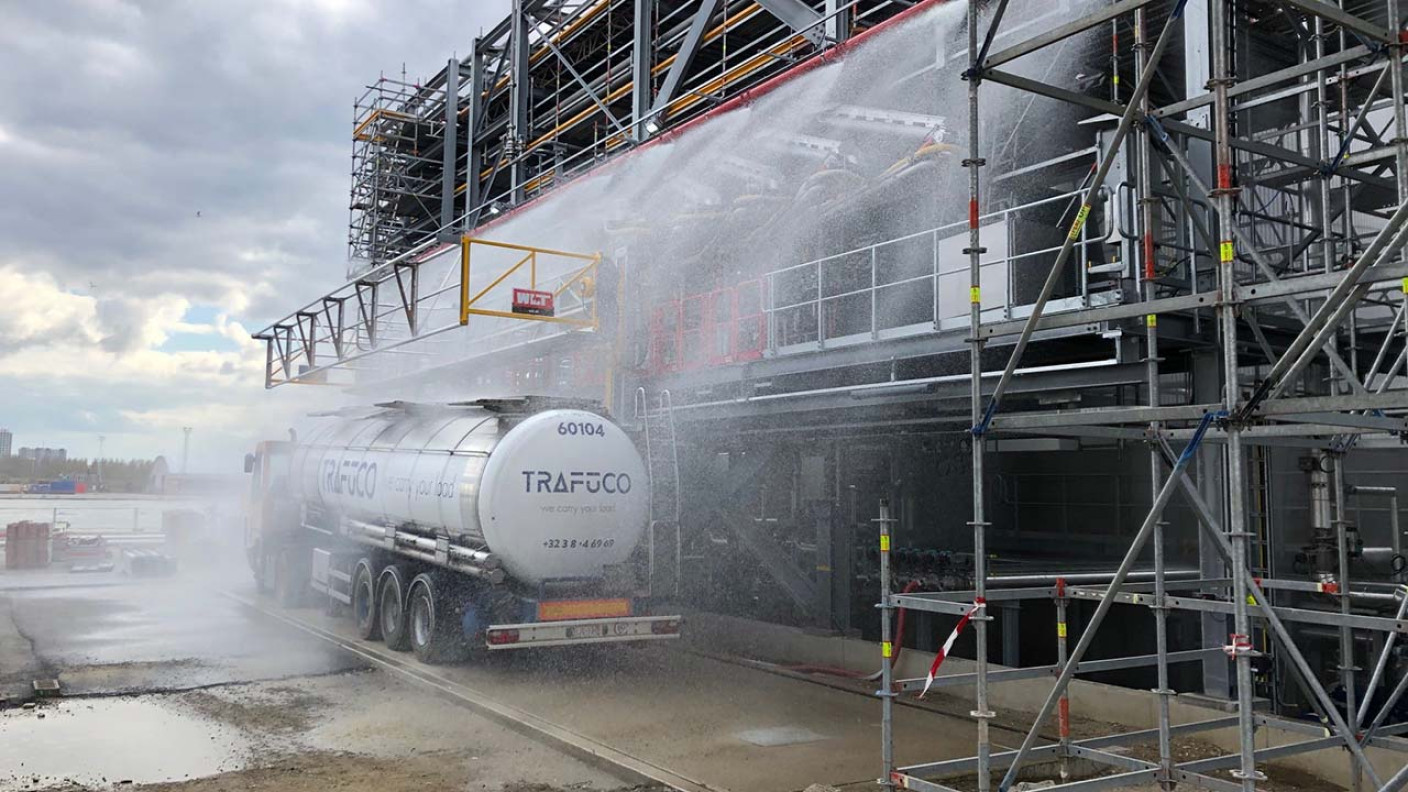 fluorvrije brandbeveiliging en detectie voor de nieuwe tankterminal van standic 6 1